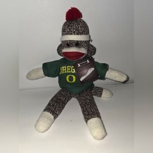 Pennington Bear Co The Original Sock Monkey Hand-Knit Plush 20" inch U Of Oregon